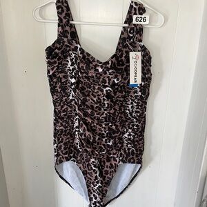 Cocopear Animal Print One-Piece Swimsuit 3XL NWT